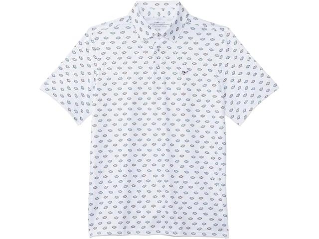 (取寄) ヴィンヤードヴァインズ キッズ ボーイズ ボーイズ プリンテッド サンカティ ポロ (リトル キッド) Vineyard Vines Kids boys Vineyard Vines Kids Boys Printed Sankaty Polo (Little Kid) Overboard Allover Boys - White Capの通販は 10,630円