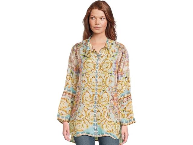 (取寄) ジョニー ワズ レディース インディ チュニック Johnny Was women Indy Tunic Scroll Scarf