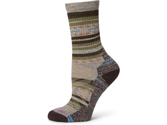 (取寄) スマートウール レディース ハイク ライト クッション マルガリータ クルー ソックス Smartwool women Hike Light Cushion Margarita Crew Socks Taupe/Natural Marl