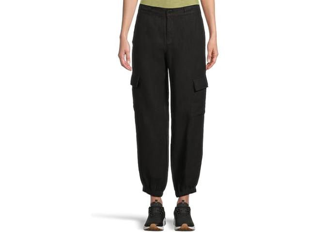 (取寄) サンクチュアリ レディース テイク オーバー リネン ジョガーズ Sanctuary women Take Over Linen Joggers Black