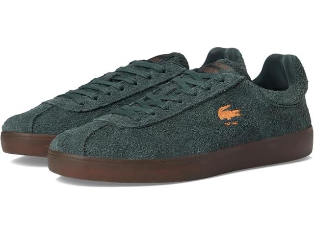 (取寄) ラコステ メンズ ベースショット スニーカー Lacoste men Baseshot Sneakers Dark Green/Dark Gum