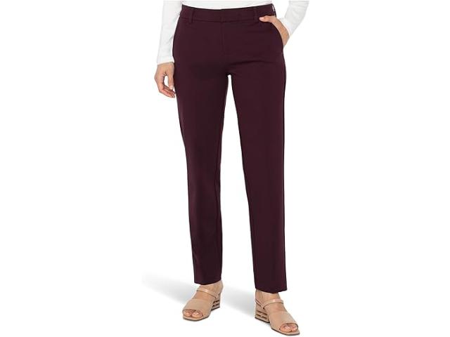 (取寄) リバプールロサンゼルス レディース ケルシー ミッドライズ トラウザーズ Liverpool Los Angeles women Kelsey Mid-rise Trousers Dark Plum