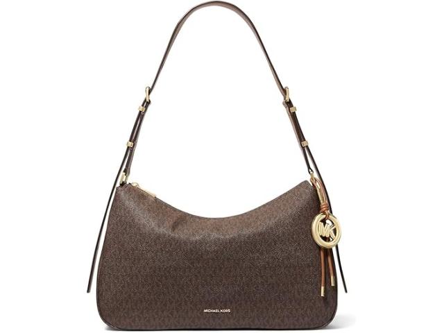 (取寄) マイケルコース レディース ノリータ ミディアム トップ ジップ コンバーチブル ショルダー MICHAEL Michael Kors women Nolita Medium Top Zip Convertible Shoulder Brown/Acorn