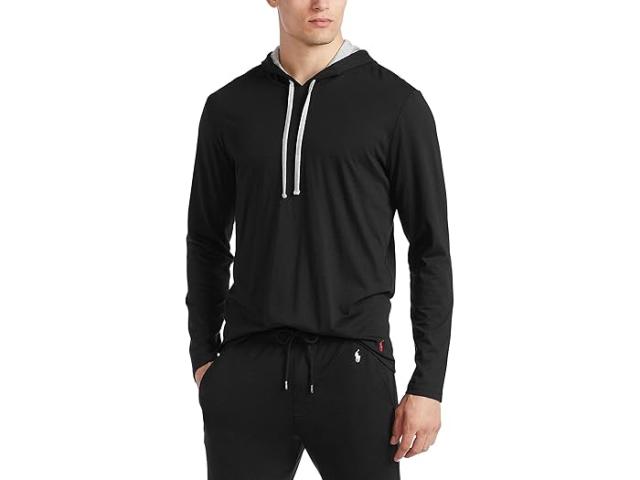 (取寄) ラルフローレン メンズ シュプリーム コンフォート ラウンジウェア ブーディ Polo Ralph Lauren men Supreme Comfort Loungewear Hoodie Polo Black/Andover Heather/RL2000 Red PP