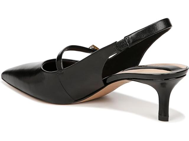 ブラック ポインテッドトゥ スリングバックミュール PRANK PROJECT(プランク プロジェクト)｜ポインテッドスリングバック