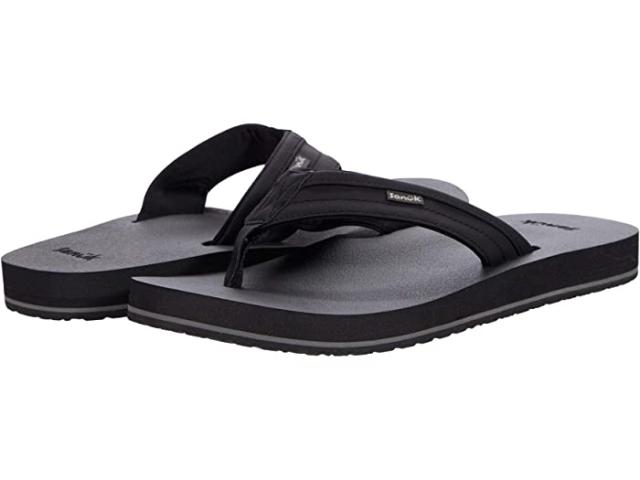 (取寄) サヌーク メンズ ジギー ソフト トップ Sanuk men  Ziggy Soft Top Black