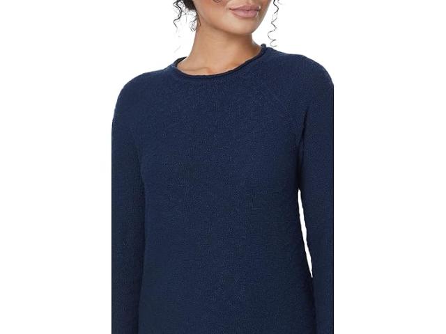 (取寄) エルエルビーン レディース ミッドウエイト コットン スラブ ロールネック プルオーバー L.L.Bean women L.L.Bean Midweight Cotton Slub Rollneck Pullover Classic Navy