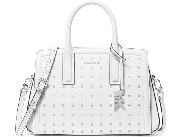 (取寄) マイケルコース レディース ライラ スモール サッチェル MICHAEL Michael Kors women Laila Small Satchel Optic White