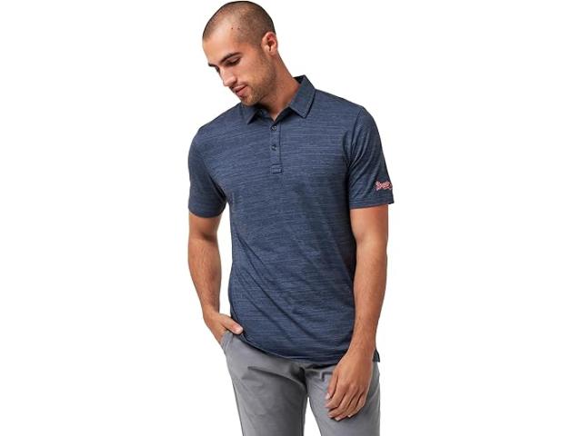 (取寄) トラヴィスマシュー メンズ アトランタ ブレーブス ザ ヒータ ポロ TravisMathew men TravisMathew Atlanta Braves The Heater Polo Vintage Indigo/Blackの通販は