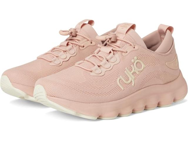 (取寄) ライカ レディース EZ スリッポン ウォーキング シューズ Ryka women Podflow EZ Slip On Walking Shoe Rosy Peach Mesh Fabric