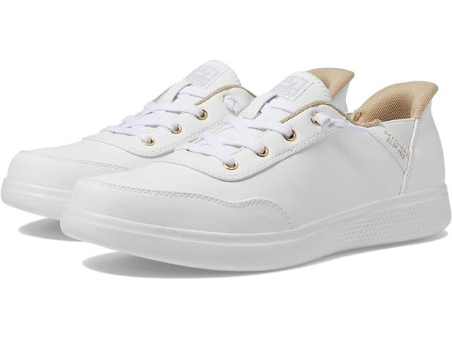 (取寄) スケッチャーズ スニーカー レディース ハンズ フリー スリップインズ スキップ キュート  B キュート クラシック SKECHERS women BOBS Hands Free Slip-Ins: Skip Cute  B Cute Classic White