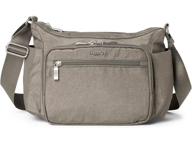 (取寄) バッガリーニ レディース クロスタウン ホーボー クロスボディ Baggallini women Crosstown Hobo Crossbody Sterling Shimmer