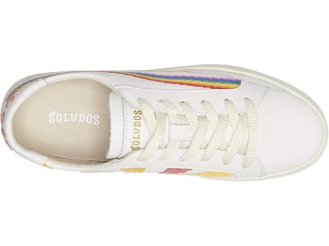 (取寄) ソルドス レディース レインボー ウェーブ スニーカー Soludos women Rainbow Wave Sneaker Whiteの通販は