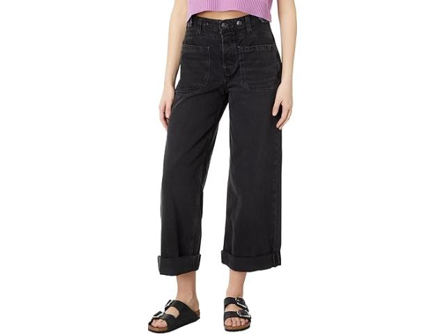 (取寄) フリーピープル レディース パーマー カフド ジーン Free People women Palmer Cuffed Jean Outer Spaceの通販は 26,475円