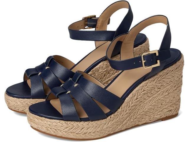 (取寄) ローレン ラルフローレン レディース ソフィア エスパドリーユ ウェッジ Lauren Ralph Lauren women Soffia Espadrille Wedges Refined Navy