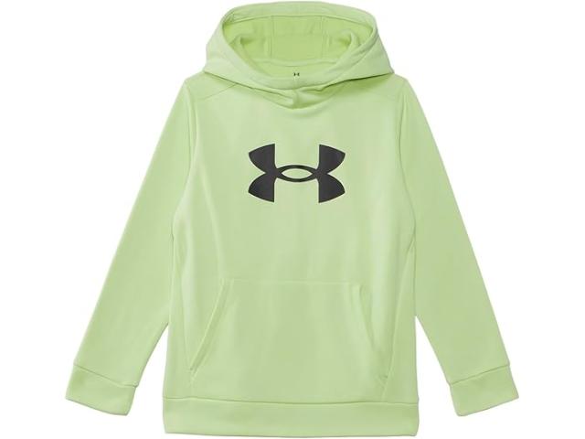 (取寄) アンダーアーマー キッズ ボーイズ フリース ビッグ ロゴ ブーディ (ビッグ キッズ) Under Armour Kids boys Fleece Big Logo Hoodie (Big Kids) Retro Green/Blackの通販は 11,360円