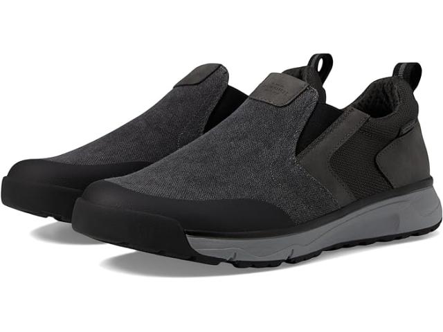 (取寄) ナン ブッシュ メンズ セドナ キャンバス モカシン トゥ スリッポン コンフォタブル ライトウェイト ローファー ウィズ メモリー フォーム Nunn Bush men Sedona Canvas Moccasin Toe Slip-On Comfortable Lightweight Loafer With Memory Foam Grey