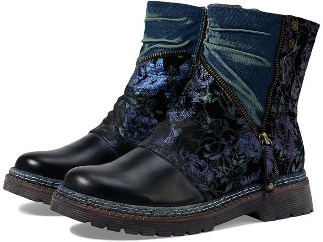(取寄) ラルティストバイスプリングステップ レディース L'Artiste by Spring Step women L'Artiste by Spring Step Avrilrose Navy Multi