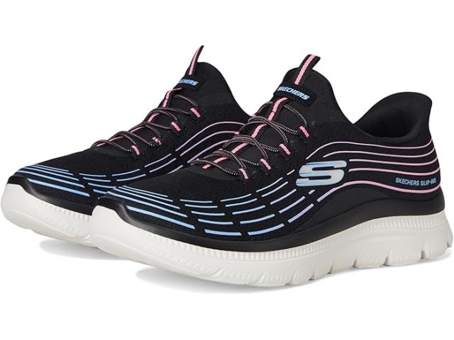 (取寄) スケッチャーズ レディース サミッツ プラス ハンズ フリー スリップ-インス SKECHERS women Summits Plus Hands Free Slip-INS Black Multi