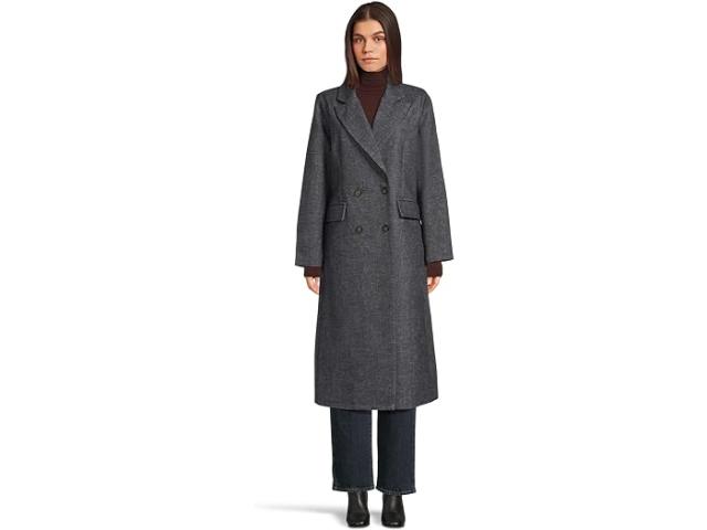 (取寄) リーバイス レディース ダブル ブレステッド ブレーザー ジャケット Levi's women Double Breasted Blazer Jacket Heather Navy