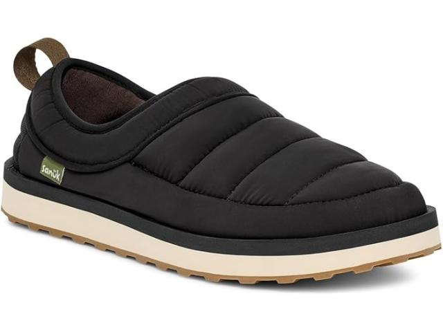 (取寄) サヌーク メンズ パフィー チラー ロー 2 Sanuk men Puffy Chiller Low 2 Black