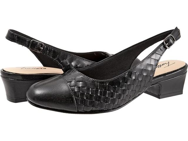 (取寄) トロッターズ レディース Dea ウーブン Trotters women Trotters Dea Woven Black Leatherの通販は