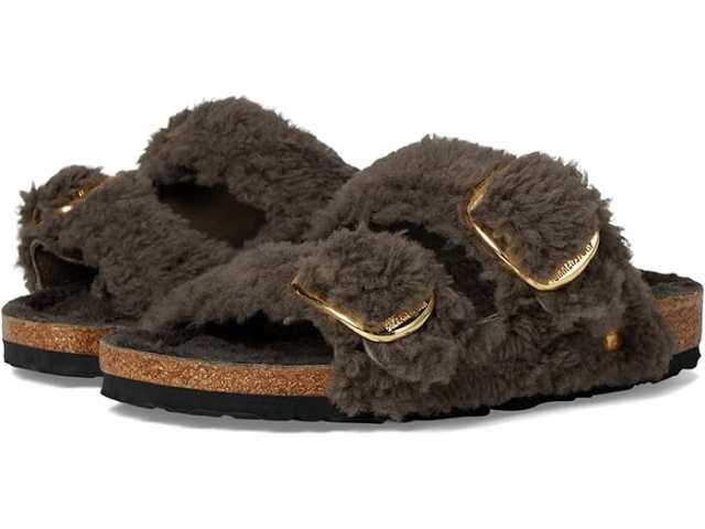 (取寄) ビルケンシュトック レディース アリゾナ ビッグ バックル テディ Birkenstock women Birkenstock Arizona Big Buckle Teddy Concrete Gray