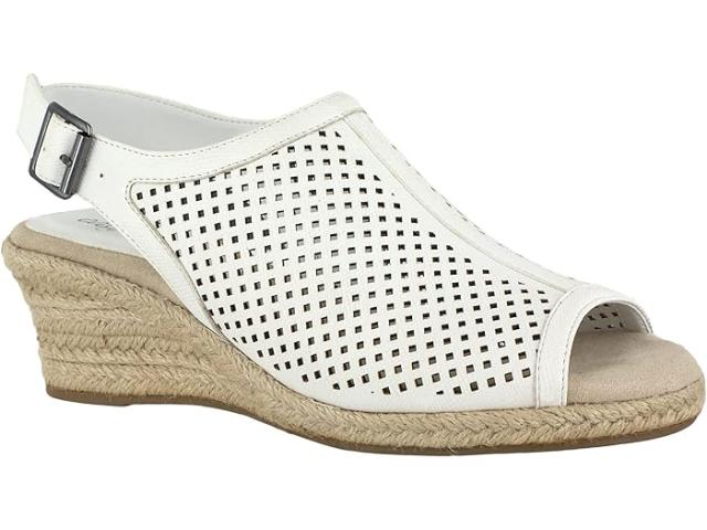 (取寄) イージーストリート レディース ステイシー Easy Street women Stacy White Linen Print