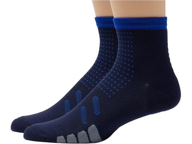 (取寄) ユーロソックス バイク クオーター コンプレッション 2-パック Eurosock Eurosock Bike Quarter Compression 2-Pack Navy