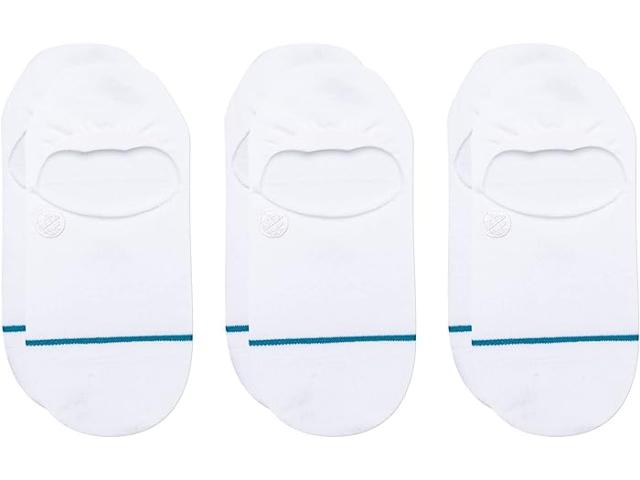 (取寄) スタンス アイコン ノー ショー 3-パック Stance Stance Icon No Show 3-Pack White