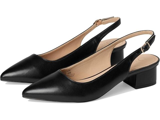 (取寄) ジュルネ コレクション レディース シルビア パンプス Journee Collection women Sylvia Pumps Black PU