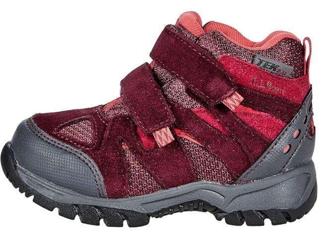 (取寄) キッズ トレイル モデル ウォーター レジスタント ハイカー (トドラー) L.L.Bean Kids kids Trail Model Water Resistant Hiker (Toddler) Black Cherry