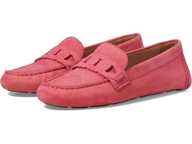 (取寄) コールハーン レディース エブリン チェイン ドライバ Cole Haan women Cole Haan Evelyn Chain Driver Camelia Rose Suedeの通販は