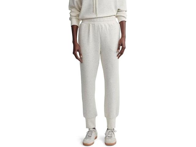 (取寄) バーリー レディース ザ スリム カフ パンツ Varley women The Slim Cuff Pants Ivory Marl Fleck