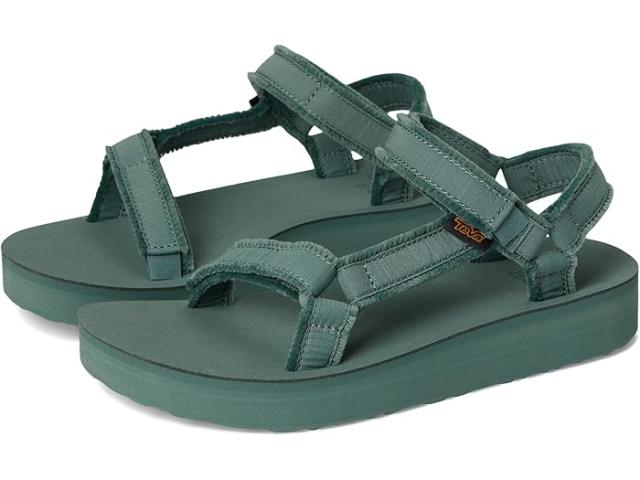 (取寄) テバ レディース ミッドフォーム ユニバーサル キャンバス Teva women Midform Universal Canvas Silver Pine