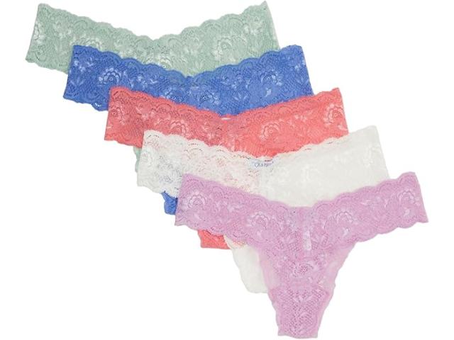 (取寄) コサベラ レディース ネバー セイ ネバー 5 パック ローライダー トング Cosabella women Cosabella Never Say Never 5 Pack Lowrider Thong Vendu Verum Porbl Neela Moivoの通販は