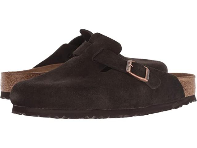 (取寄) ビルケンシュトック ボストン ソフト フットベッド (ユニセックス) Birkenstock Birkenstock Boston Soft Footbed (Unisex) Mocha Suedeの通販は