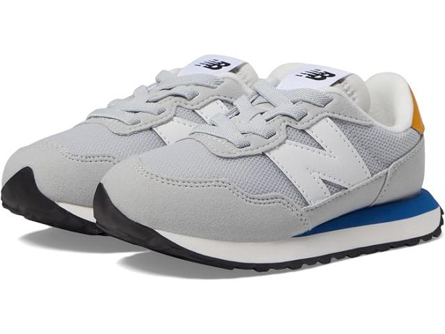(取寄) ニューバランス キッズ ボーイズ 237 バンジー レース (リトル キッド) New Balance Kids boys New Balance Kids 237 Bungee Lace (Little Kid) Brighton Grey/Blue Agateの通販は 22,100円