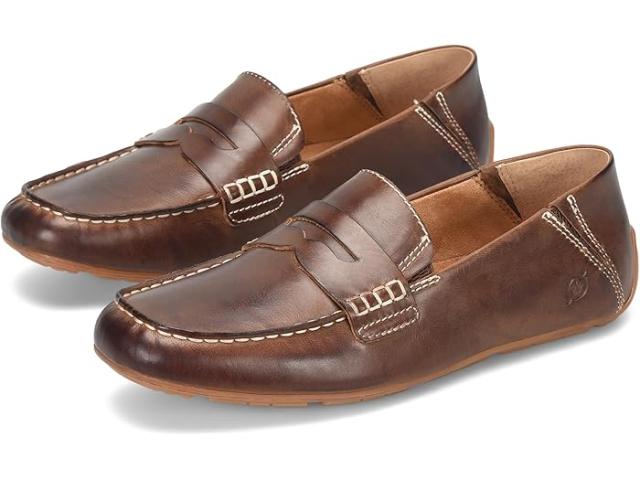 (取寄) ボーン メンズ マルセル ペニー Born men Born Marcel Penny Dark Brown Full Grain