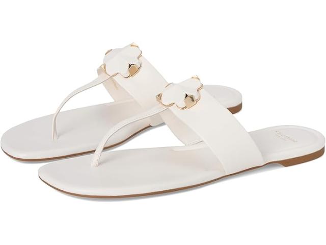 (取寄) ケイトスペード レディース スペード フラワー トング サンダル Kate Spade New York women Spade Flower Thong Sandal Cream