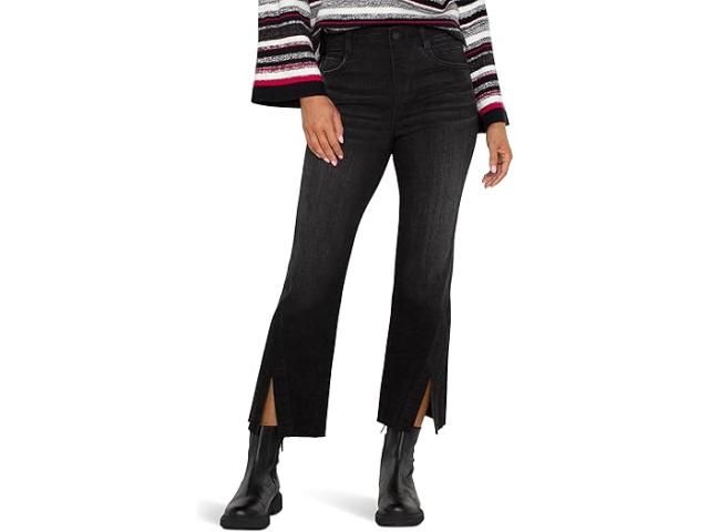 (取寄) リバプールロサンゼルス レディース ギア グライダー プル オン クロップ フレア ツイステッド シーム ミッド ライズ ストレッチ ブラック デニム イン ロスト クリーク Liverpool Los Angeles women Liverpool Los Angeles Gia Glider Pull On Crop Flare Twistedの通販はその他パンツ