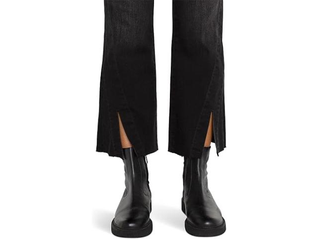 (取寄) リバプールロサンゼルス レディース ギア グライダー プル オン クロップ フレア ツイステッド シーム ミッド ライズ ストレッチ ブラック デニム イン ロスト クリーク Liverpool Los Angeles women Liverpool Los Angeles Gia Glider Pull On Crop Flare Twistedの通販は