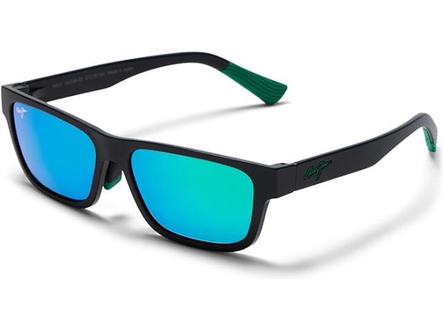 (取寄) マウイ ジム メンズ  Maui Jim men Keola Matte Black/Mauigreen Polarized