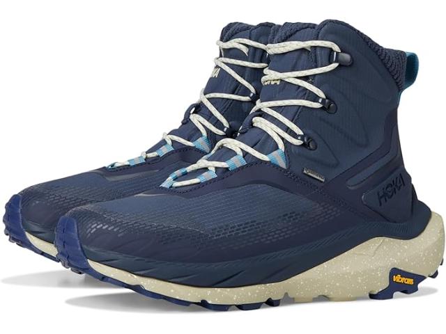(取寄) ホカオネオネ レディース カハ 2 フロスト GTX Hoka women Kaha 2 Frost GTX Varsity Navy/Oyster Mushroom