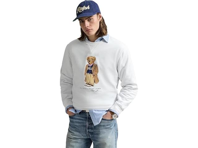 (取寄) ラルフローレン メンズ ポロ ベアー フリース スウェットシャツ Polo Ralph Lauren men Polo Bear Fleece Sweatshirt White Heritage Bear