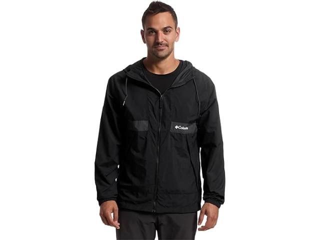 (取寄) コロンビア メンズ スパイア バレー フーデット ウィンドブレーカー Columbia men Spire Valley Hooded Windbreaker Black/Shark