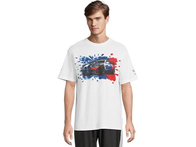 (取寄) プーマ メンズ BMW モータースポーツ グラフィック T-シャツ PUMA men BMW Motorsport Graphic T-Shirt Puma White 4AH25