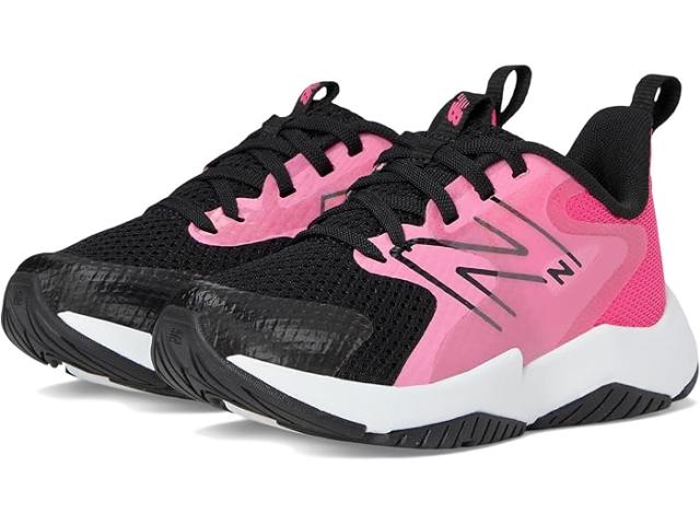 (取寄) ニューバランス キッズ キッズ レイヴ ラン V2 (リトル キッド) New Balance Kids kids Rave Run v2 (Little Kid) Signal Pink/Blackの通販は