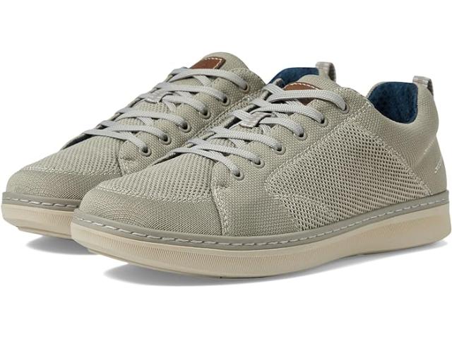 (取寄) ナン ブッシュ メンズ アスパイヤー ニット モカシン トゥ スニーカー オックスフォード コンフォタブル ライトウェイト ファブリック レース アップ Nunn Bush men Aspire Knit Moccasin Toe Sneaker Oxford Comfortable Lightweight Fabric Lace Up Stone