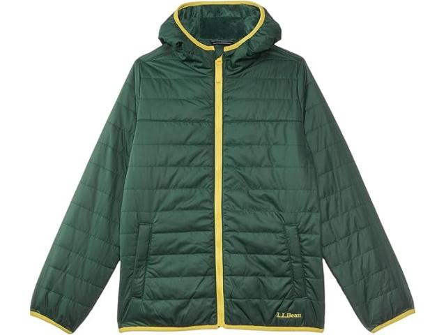(取寄) エルエルビーン キッズ フリースラインド インサレーテッド ジャケット (ビッグ キッズ) L.L.Bean kids L.L.Bean Fleece-Lined Insulated Jacket (Big Kids) Pinewood Greenの通販は 14,499円